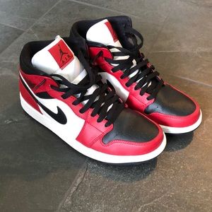 Nike Air Jordan 1 mid. Mens size 9.5. Only worn a handful of times.